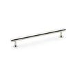 Alexander & Wilks Cabinet Hardware Polished Nickel / Cabinet Pull Handles / 192mm Alexander & Wilks Round T-Bar Cabinet Pull Handle - Polished Nickel - Centres 192mm