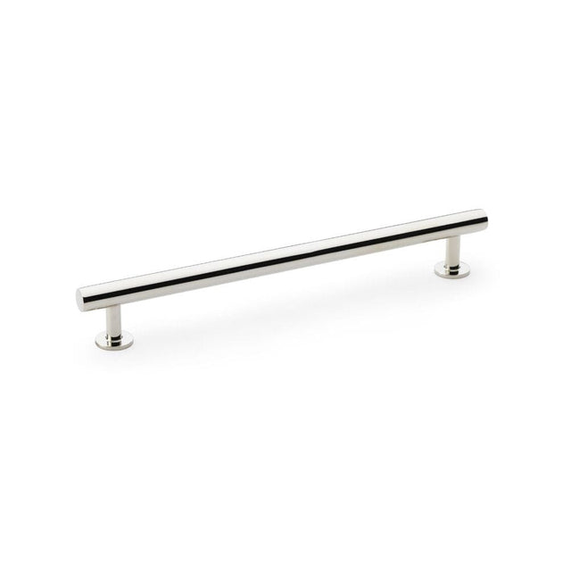 Alexander & Wilks Cabinet Hardware Polished Nickel / Cabinet Pull Handles / 192mm Alexander & Wilks Round T-Bar Cabinet Pull Handle - Polished Nickel - Centres 192mm