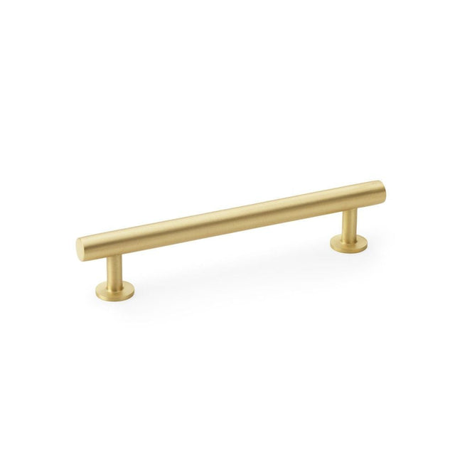 Alexander & Wilks Cabinet Hardware Satin Brass / Cabinet Pull Handles / 128mm Alexander & Wilks Round T-Bar Cabinet Pull Handle - Satin Brass - Centres 128mm