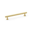 Alexander & Wilks Cabinet Hardware Satin Brass / Cabinet Pull Handles / 160mm Alexander & Wilks Round T-Bar Cabinet Pull Handle - Satin Brass - Centres 160mm