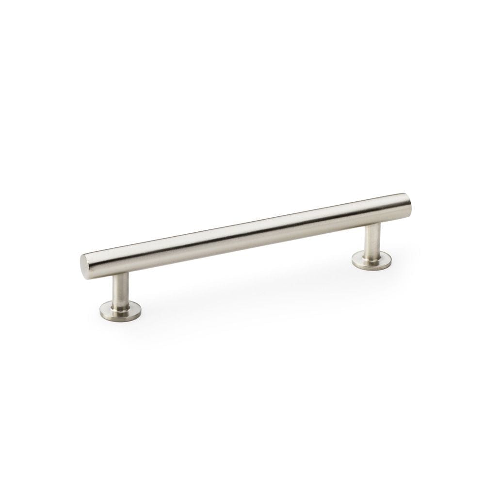 Alexander & Wilks Cabinet Hardware Satin Nickel / Cabinet Pull Handles / 128mm Alexander & Wilks Round T-Bar Cabinet Pull Handle - Satin Nickel - Centres 128mm