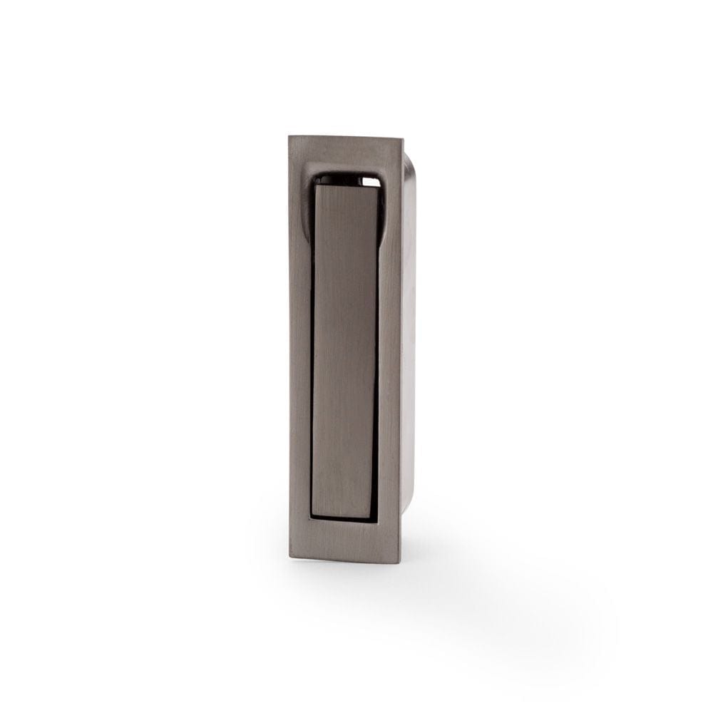 Alexander & Wilks Door Furniture Dark Bronze PVD / Door Edge Pull / Square Alexander & Wilks Square Sliding Door Edge Pull - Dark Bronze PVD