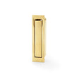 Alexander & Wilks Door Furniture Satin Brass PVD / Door Edge Pull / Square Alexander & Wilks Square Sliding Door Edge Pull - Satin Brass PVD