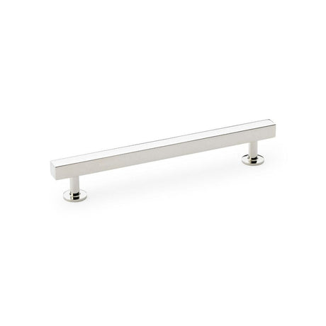 Alexander & Wilks Cabinet Hardware Polished Nickel / Cabinet Pull Handles / 160mm Alexander & Wilks Square T-Bar Cabinet Pull Handle - Polished Nickel - Centres 160mm