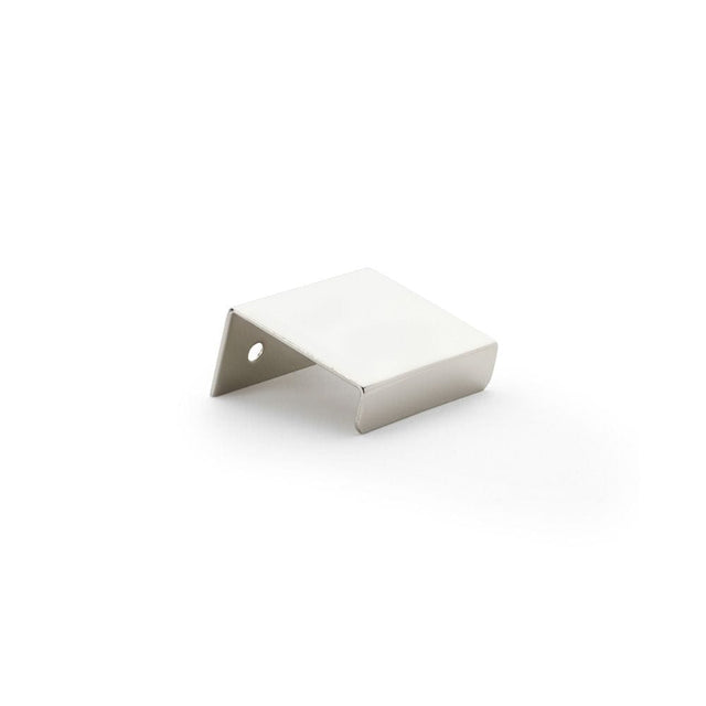 Alexander & Wilks Cabinet Hardware Polished Nickel / Edge Pull / 37mm Alexander & Wilks Tilly Finger Pull - Polished Nickel