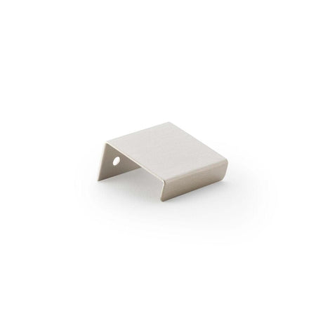 Alexander & Wilks Cabinet Hardware Satin Nickel / Edge Pull / 37mm Alexander & Wilks Tilly Finger Pull - Satin Nickel
