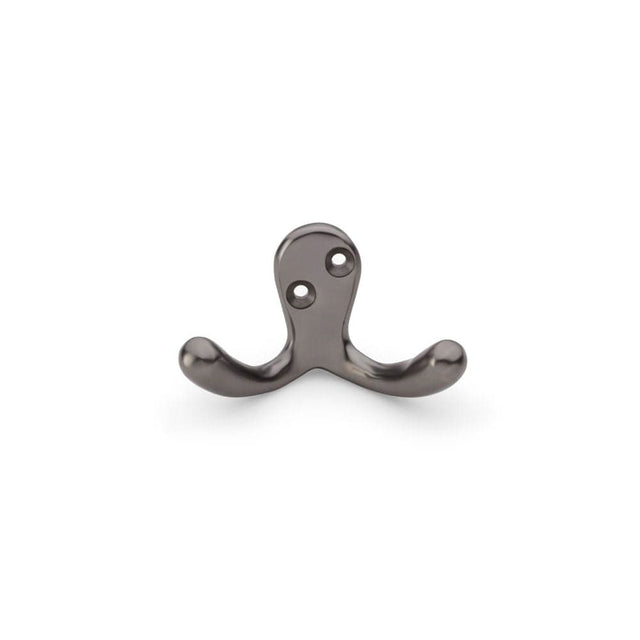 Alexander & Wilks Accessories Dark Bronze / Double Coat Hooks Alexander & Wilks Victorian Double Robe Hook - Dark Bronze