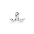 Alexander & Wilks Accessories Polished Nickel / Double Coat Hooks Alexander & Wilks Victorian Double Robe Hook - Polished Nickel