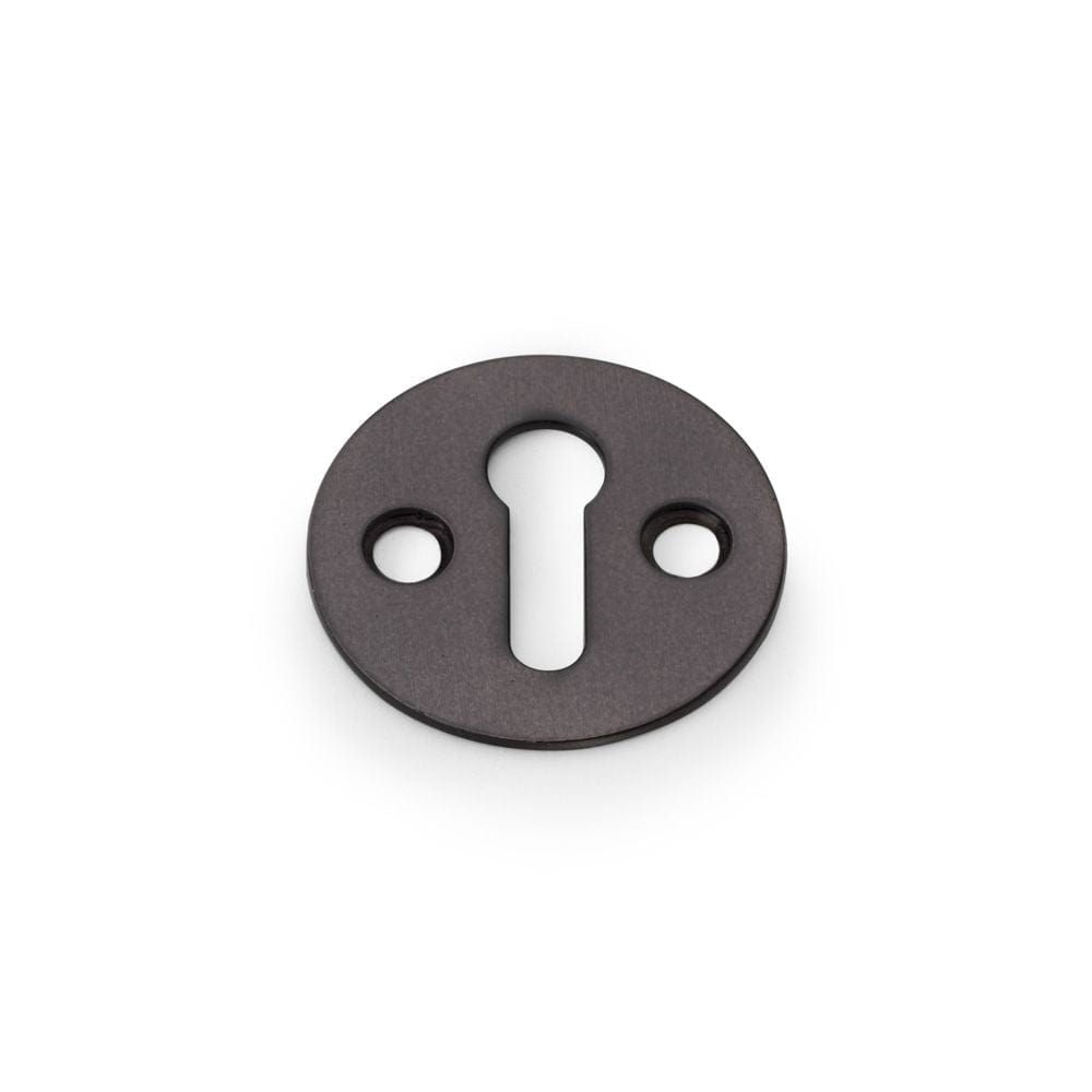 Alexander & Wilks Door Furniture Dark Bronze / Mortice Key Profile Escutcheons Alexander & Wilks Victorian Standard Profile Escutcheon - Dark Bronze