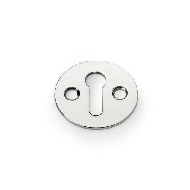Alexander & Wilks Door Furniture Polished Nickel / Mortice Key Profile Escutcheons Alexander & Wilks Victorian Standard Profile Escutcheon - Polished Nickel