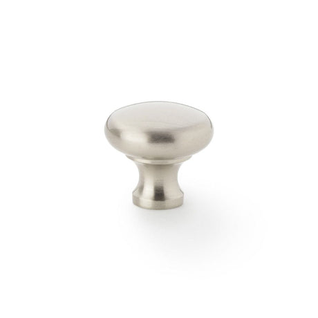 Alexander & Wilks Cabinet Hardware Satin Nickel / Cabinet Knobs / 32mm Dia. Alexander & Wilks Wade Round Cupboard Knob - Satin Nickel - 32mm