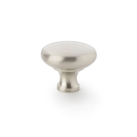 Alexander & Wilks Cabinet Hardware Satin Nickel / Cabinet Knobs / 38mm Dia. Alexander & Wilks Wade Round Cupboard Knob - Satin Nickel - 38mm