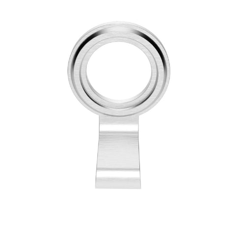 This is an image of a Carlisle Brass - Architectural Quality Cylinder Latch Pull - Satin Chrome that is availble to order from Trade Door Handles in Kendal.