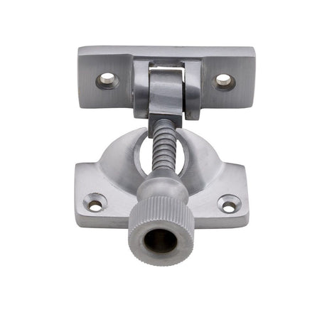 This is an image of a Carlisle Brass - Architectural Quality Brighton Sash Fastener - Satin Chrome that is availble to order from Trade Door Handles in Kendal.