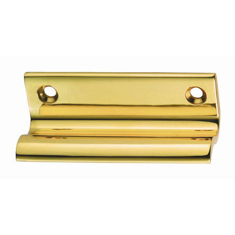 This is an image of a Carlisle Brass - Sash Window Lift - Polished Brass that is availble to order from Trade Door Handles in Kendal.