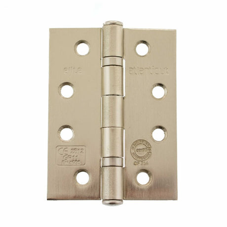 Atlantic Hardware Hinges Satin Nickel / Ball Bearing Hinges / 4" x (102mm) Atlantic Ball Bearing Hinges Grade 11 Fire Rated 4" x 3" x 2.5mm - Satin Nickel