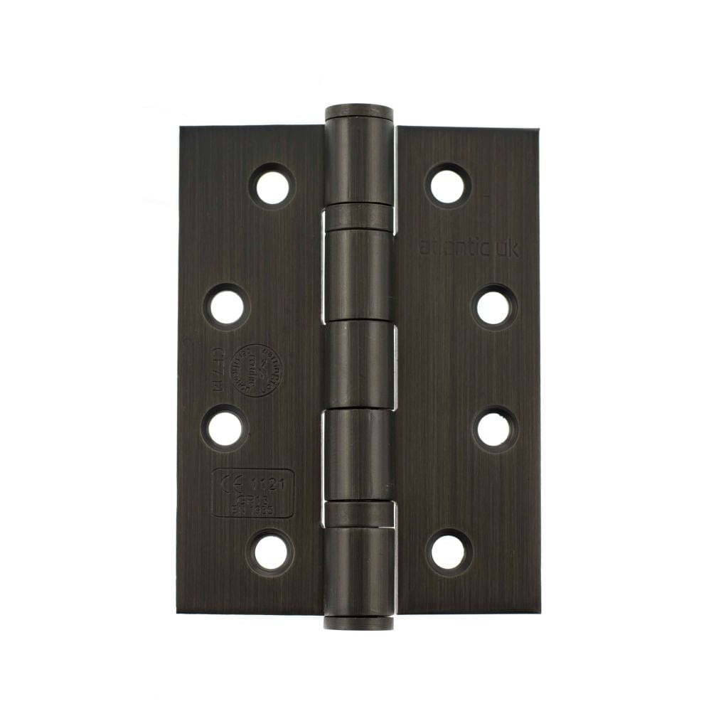 Atlantic Hardware Hinges Urban Bronze / Ball Bearing Hinges / 4" x (102mm) Atlantic Ball Bearing Hinges Grade 13 Fire Rated 4" x 3" x 3mm - Urban Bronze