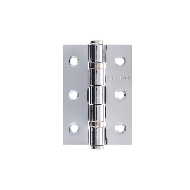 Atlantic Hardware Hinges Polished Stainless Steel / Ball Bearing Hinges / 3" (76mm) Atlantic CE FIRE RATED Ball Bearing Hinges 3" x 2" x 2mm - Polished Stainless St