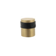 Atlantic Hardware Door Furniture Satin Brass / Floor Door Stop Atlantic Cylinder Premium Floor Mounted Door Stop - Satin Brass