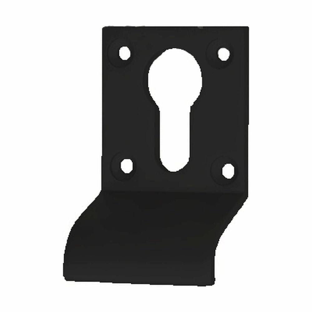 Atlantic Hardware Door Furniture Matt Black / Euro Profile Cylinder Pull Atlantic Euro Cylinder Pull - Matt Black