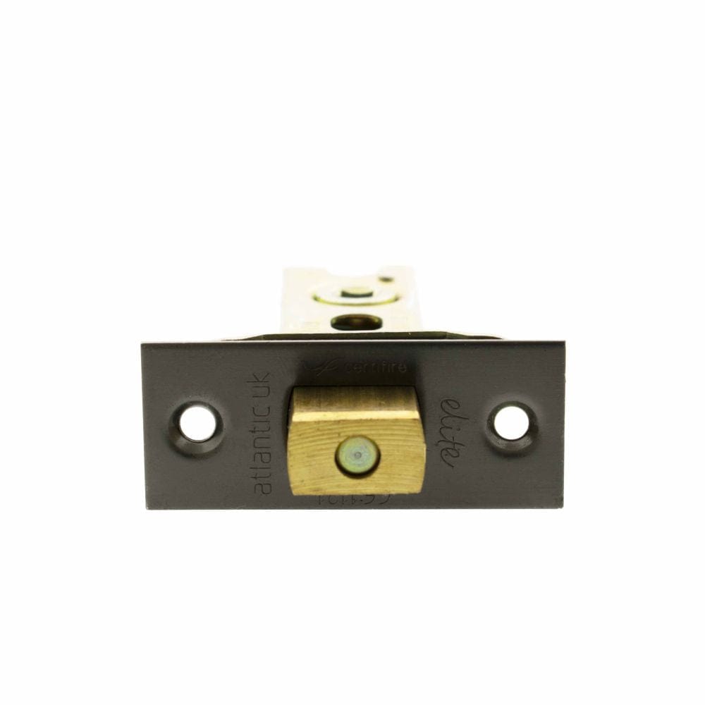 Atlantic Hardware Locks & Latches Black Nickel / Tubular Dead Bolts / 2.5" / 65mm Atlantic Fire-Rated CE Marked Bolt Through Tubular Deadbolt 2.5" - Black Nickel