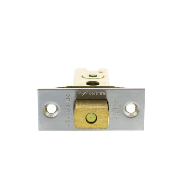 Atlantic Hardware Locks & Latches Satin Chrome / Tubular Dead Bolts / 2.5" / 65mm Atlantic Fire-Rated CE Marked Bolt Through Tubular Deadbolt 2.5" - Satin Chrome
