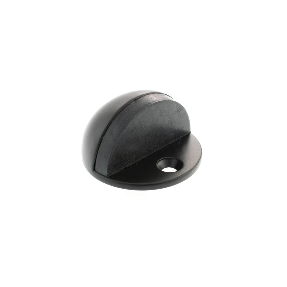 Atlantic Hardware Door Furniture Matt Black / Floor Door Stop Atlantic Half-Moon Contract Floor Mounted Door Stop - Matt Black