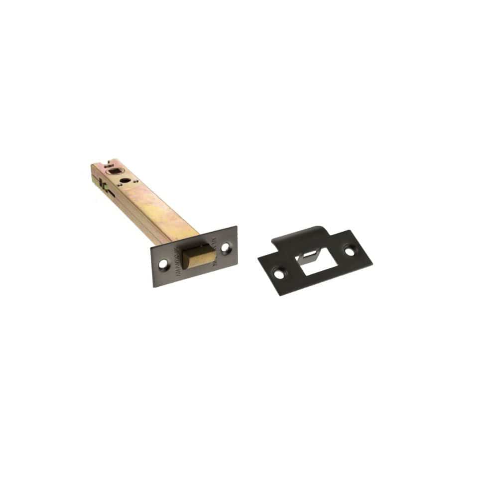 Atlantic Hardware Locks & Latches Matt Gun Metal / Tubular Mortice Latch / 6" Atlantic Heavy Duty Bolt Through Tubular Latch 6" - Matt Gun Metal
