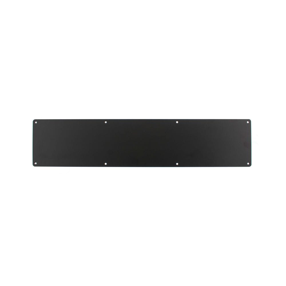 Atlantic Hardware Door Furniture Matt Black / Kick Plates / 780 x 150mm Atlantic Kick Plate Pre drilled with screws 780mm x 150mm - Matt Black