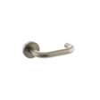 Atlantic Hardware Door Furniture Satin Stainless Steel / Round Rose Atlantic Return To Door Lever - Satin Stainless Steel