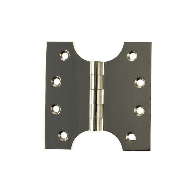 Atlantic Hardware Hinges Polished Nickel / Parliament Hinges / 4" x (102mm) Atlantic (Solid Brass) Parliament Hinges 4" x 2" x 4mm - Polished Nickel