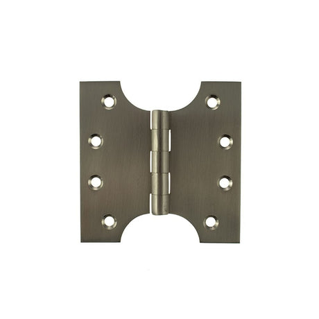 Atlantic Hardware Hinges Satin Nickel / Parliament Hinges / 4" x (102mm) Atlantic (Solid Brass) Parliament Hinges 4" x 2" x 4mm - Satin Nickel