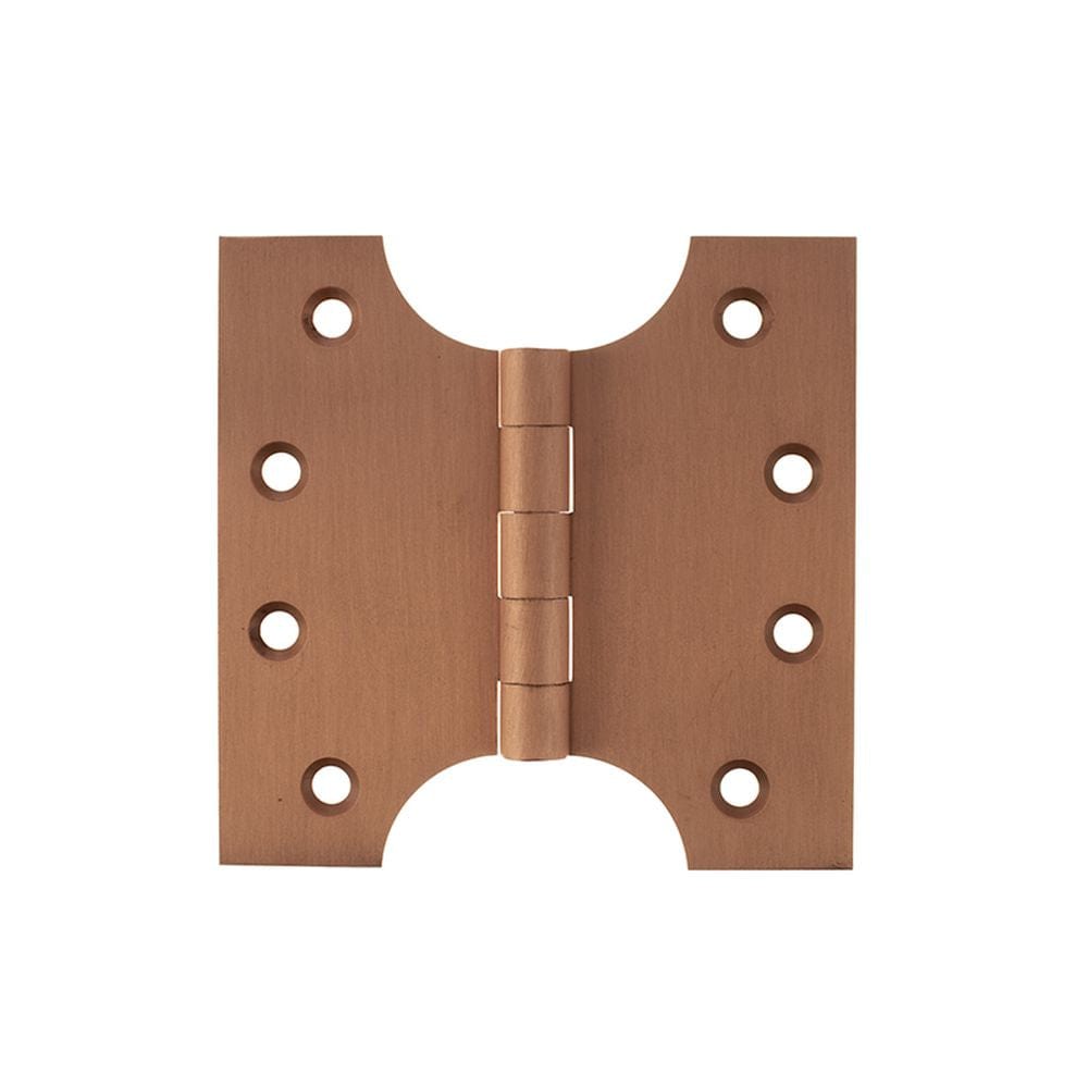 Atlantic Hardware Hinges Urban Satin Copper / Parliament Hinges / 4" x (102mm) Atlantic (Solid Brass) Parliament Hinges 4" x 2" x 4mm - Urban Satin Copper