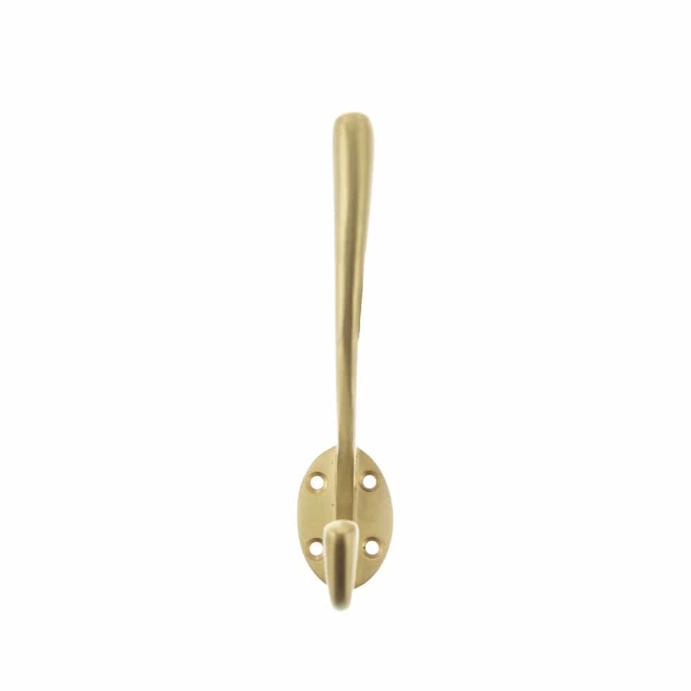 Atlantic Hardware Accessories Satin Brass / Hat & Coat Hooks Atlantic Traditional Hat & Coat Hook - Satin Brass