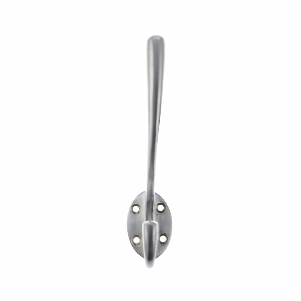 Atlantic Hardware Accessories Satin Chrome / Hat & Coat Hooks Atlantic Traditional Hat & Coat Hook - Satin Chrome
