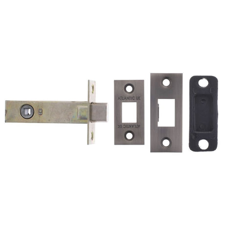 Atlantic Hardware Locks & Latches Matt Gun Metal / Tubular Dead Bolts / 2.5" / 65mm Atlantic Tubular Deadbolt 2.5" - Matt Gun Metal