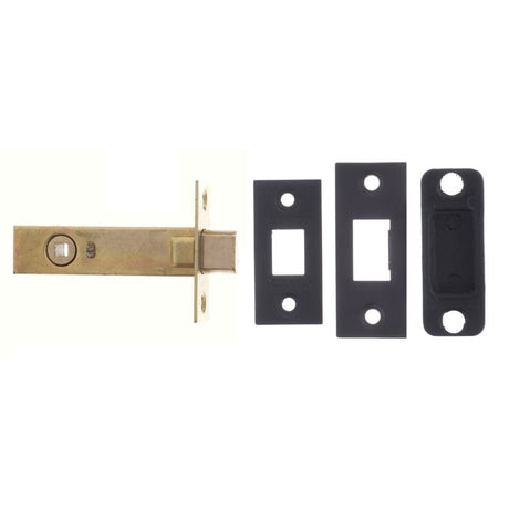 Atlantic Hardware Locks & Latches Matt Black / Tubular Dead Bolts / 4" / 102mm Atlantic Tubular Deadbolt 4" - Matt Black