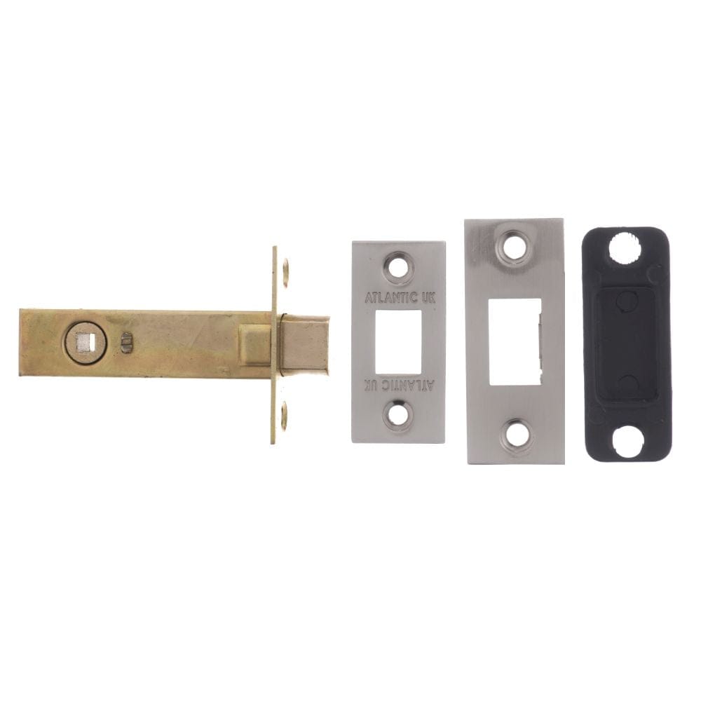 Atlantic Hardware Locks & Latches Satin Nickel / Tubular Dead Bolts / 4" / 102mm Atlantic Tubular Deadbolt 4" - Satin Nickel
