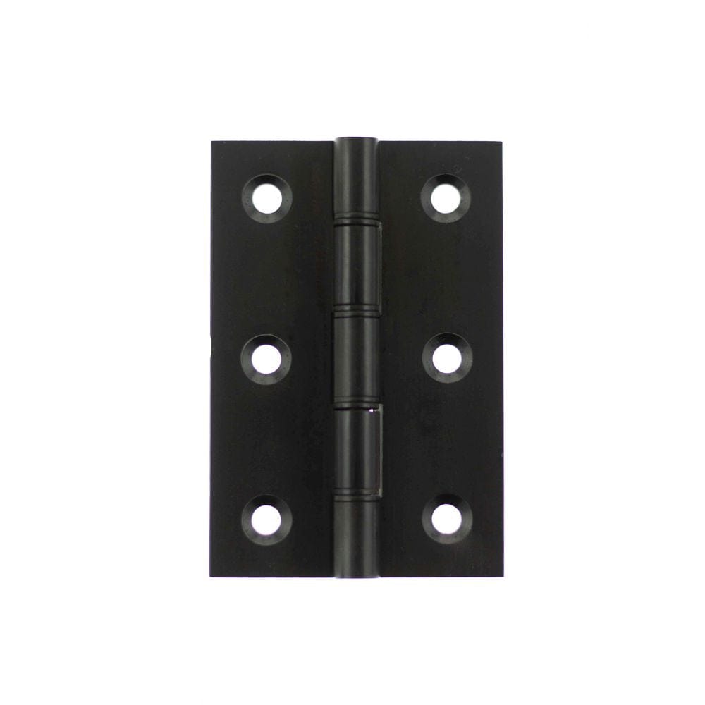 Atlantic Hardware Hinges Matt Black / Washered Hinges / 3" (76mm) Atlantic Washered Hinges 3" x 2" x 2.2mm - Matt Black