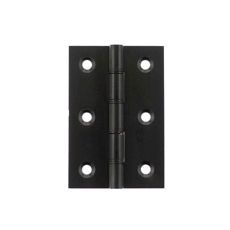 Atlantic Hardware Hinges Matt Black / Washered Hinges / 3" (76mm) Atlantic Washered Hinges 3" x 2" x 2.2mm - Matt Black