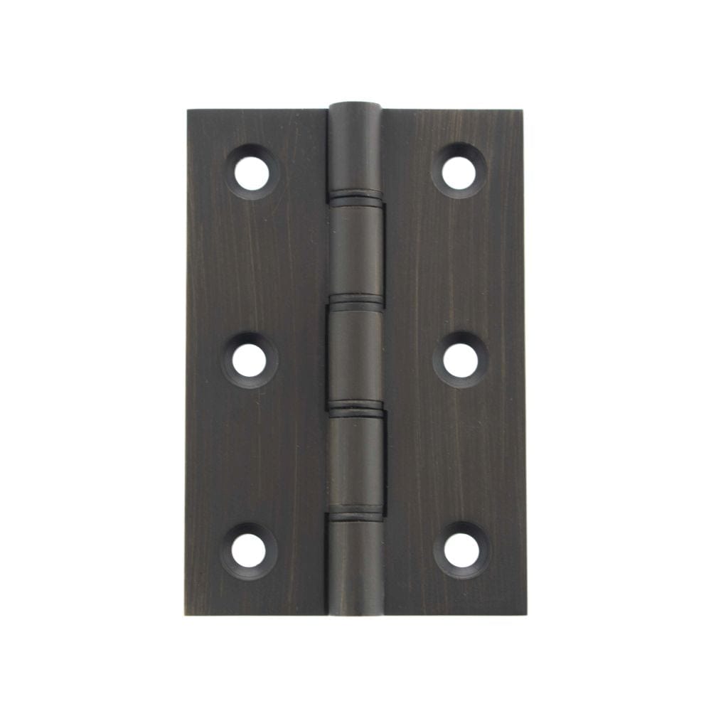 Atlantic Hardware Hinges Urban Dark Bronze / Washered Hinges / 3" (76mm) Atlantic Washered Hinges 3" x 2" x 2.2mm - Urban Dark Bronze