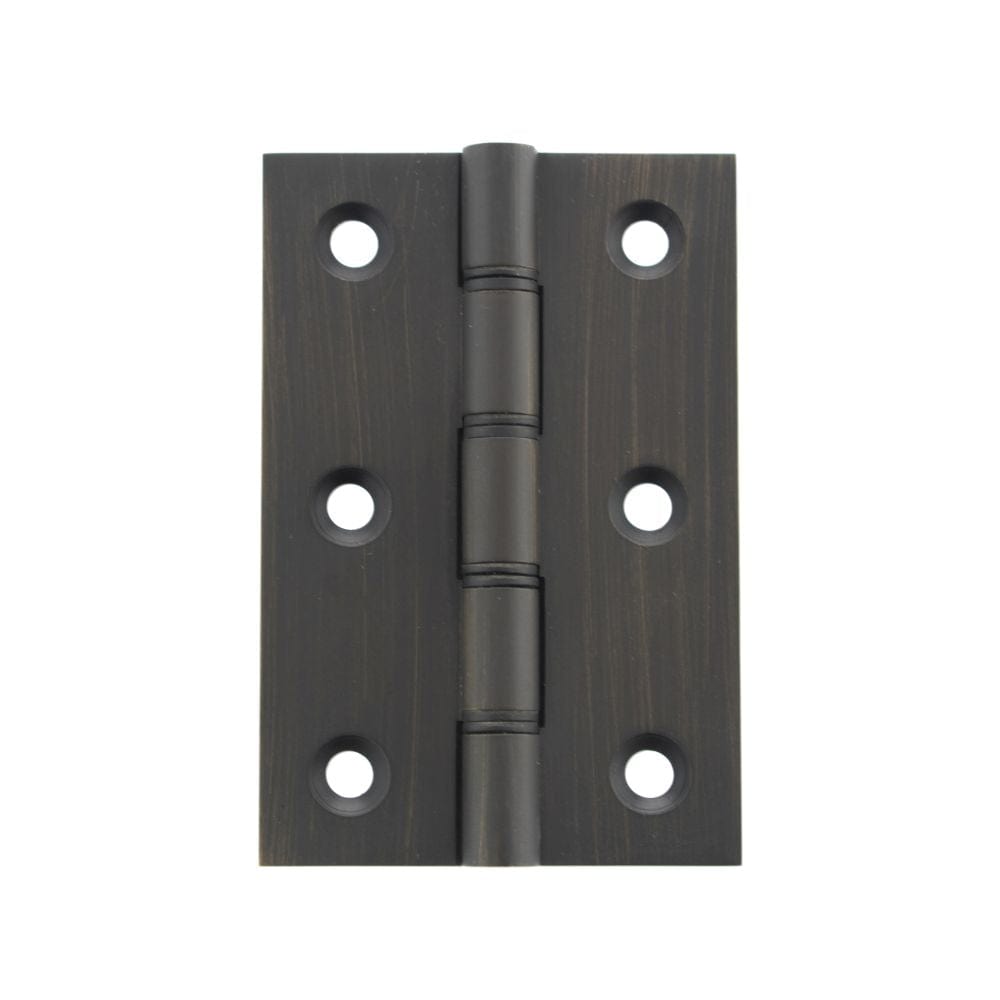 Atlantic Hardware Hinges Urban Dark Bronze / Washered Hinges / 3" (76mm) Atlantic Washered Hinges 3" x 2" x 2.2mm - Urban Dark Bronze