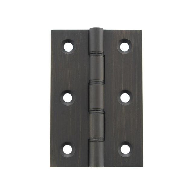 Atlantic Hardware Hinges Urban Dark Bronze / Washered Hinges / 3" (76mm) Atlantic Washered Hinges 3" x 2" x 2.2mm - Urban Dark Bronze