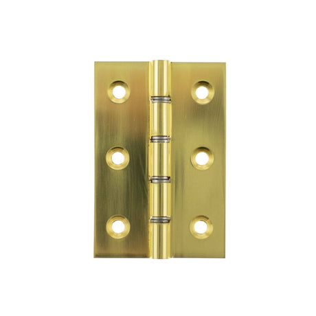 Atlantic Hardware Hinges Polished Brass / Washered Hinges / 3" (76mm) Atlantic Washered Hinges 3" x 2" x 2.2mm without Screws - Polished Brass