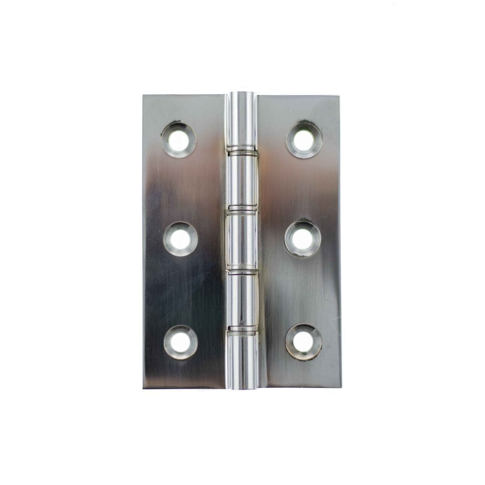 Atlantic Hardware Hinges Polished Chrome / Washered Hinges / 3" (76mm) Atlantic Washered Hinges 3" x 2" x 2.2mm without Screws - Polished Chrome