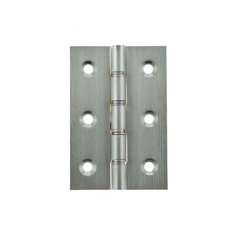 Atlantic Hardware Hinges Satin Chrome / Washered Hinges / 3" (76mm) Atlantic Washered Hinges 3" x 2" x 2.2mm without Screws - Satin Chrome