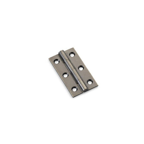 This is an image showing Alexander & Wilks Heavy Pattern Solid Brass Cabinet Butt Hinge - Pewter - 2" aw050-ch-pwt available to order from Trade Door Handles in Kendal, quick delivery and discounted prices.