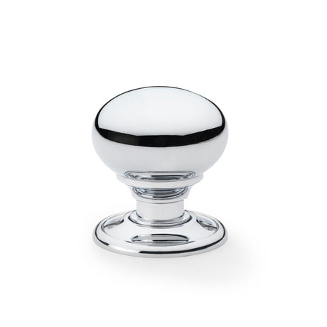 This is an image showing Alexander & Wilks Kershaw Door Knob - Polished Chrome - Knob 41mm aw300-41-pc available to order from Trade Door Handles in Kendal, quick delivery and discounted prices.