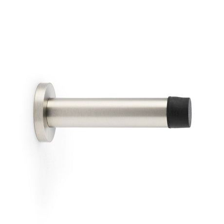 This is an image showing Alexander & Wilks Cylinder Projection Door Stop on Rose - Satin Nickel aw616sn available to order from Trade Door Handles in Kendal, quick delivery and discounted prices.