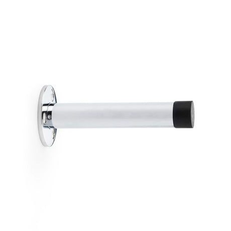 This is an image showing Alexander & Wilks Cylinder Door Stop on Traditional Rose - Polished Chrome - 90mm aw620-90-pc available to order from Trade Door Handles in Kendal, quick delivery and discounted prices.